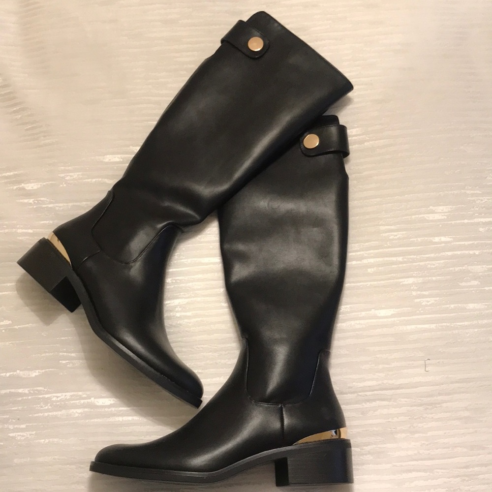 NWT Zara knee high riding boots